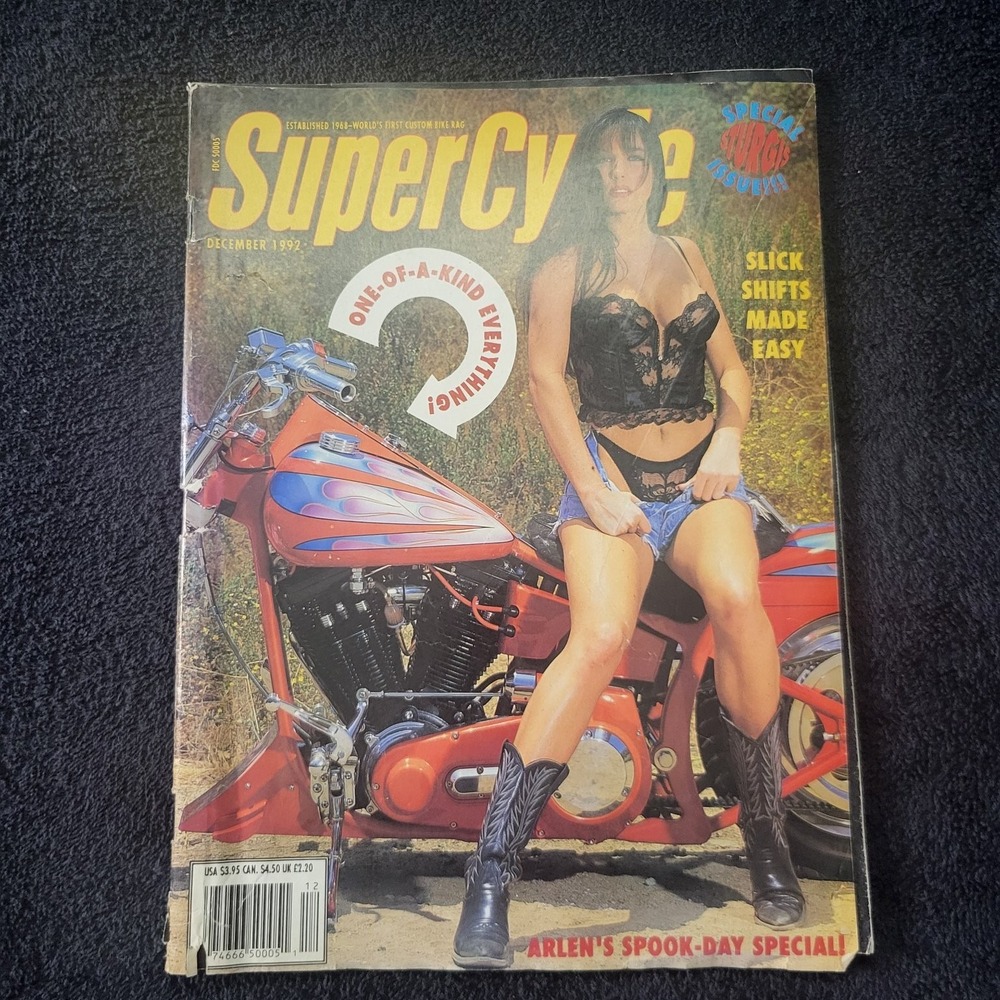 SuperCycle Dec 1992 Special Edition Magazine Custom Motorcycle Harley Davidson